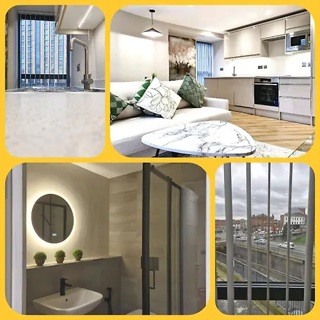 Mpl Luxury City - Free Netflix & Prime - First Direct Arena- Trinity Shopping - Sleeps 3-4 *
